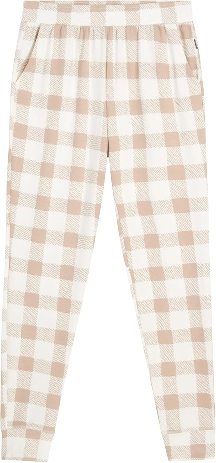 Eddie Bauer Women's Pajama Bottoms - 2 Pack Ultra-Soft Sleep and Lounge Jogger Pants for Women (S-2XL)