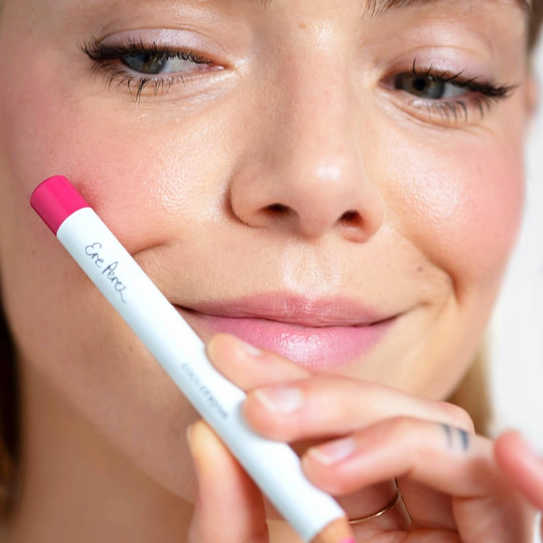 Ere Perez - Natural Coco Crayon Hydrating Lip Color | Baobab   Coconut Oil, Silica, Vitamin E | Protect, Nourish, Repair | Vegan, Cruelty-Free, Clean Beauty (Babe, 0.01 oz | 3 g)