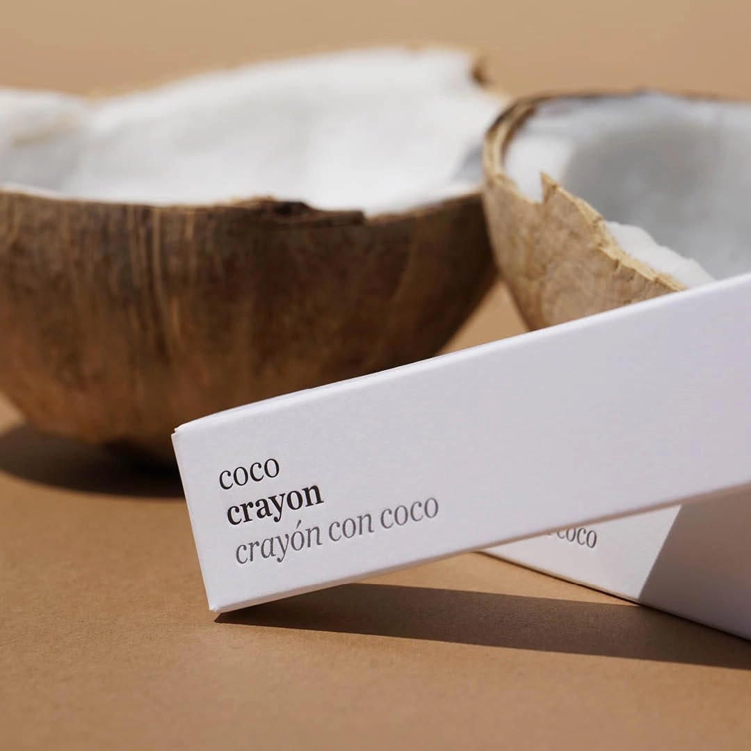 Ere Perez - Natural Coco Crayon Hydrating Lip Color | Baobab   Coconut Oil, Silica, Vitamin E | Protect, Nourish, Repair | Vegan, Cruelty-Free, Clean Beauty (Babe, 0.01 oz | 3 g)