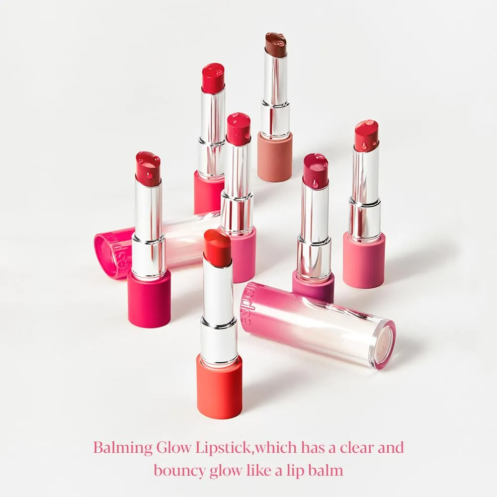 Espoir Lipstick Nowear Balming Glow #1 Vividy 0.1oz | Lightweight Moisturizing Lip | Long-Lasting Vibrant Color | Non-Sticky Softness for Chapped Lip Balm | Vegan Cruelty-Free | Korean Lip Makeup