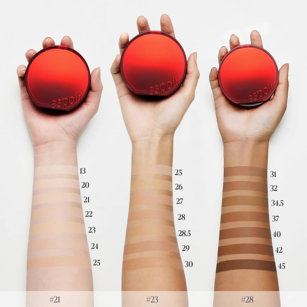 espoir [NEW] Be Velvet Cushion Foundation | Quick and Easy Coverage with Long-lasting Color by Zero Oxidation (#26 Honey, 0.46 Ounce (Pack of 1))