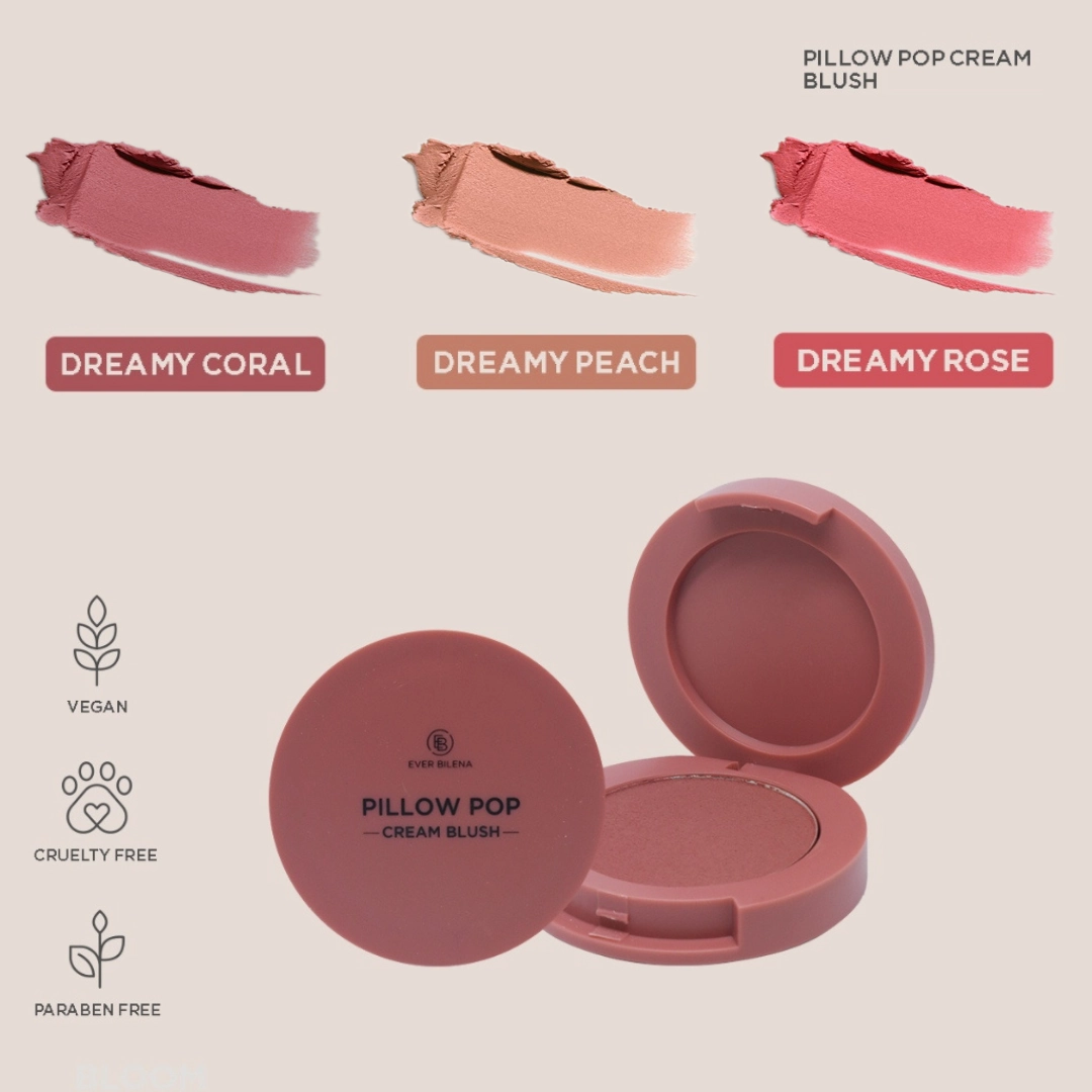 Ever Bilena Pillow Pop Cream Blush | Choose A Shade