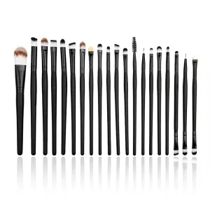 Eye Makeup Brushes Set, 20 Pcs Professional Eye Cosmetic Brush Set Eye Shadow Eyeliner Eye Brow Foundation Powder Liquid Cream Blending Brush