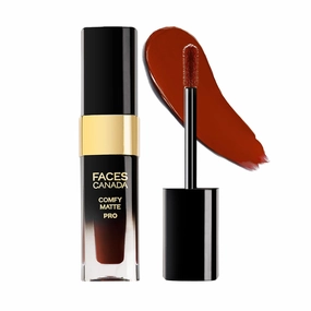 FACE'S.CANADA Comfy Matte Pro Liquid Lipstick - Magnifico Red 01, 5.5 ml | 10HR Longstay | Intense Color | Macadamia Oil & Olive Butter Infused | Lightweight Super Smooth | No Dryness | No Alcohol
