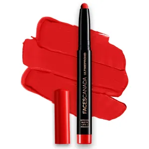Faces Canada Hd Intense Matte Lipstick, Feather Light Comfort, 10 Hrs Stay, Primer Infused, Flawless Hd Finish, Made In Germany, Brown, Red, Pink, Purple, Nude Lip Color, Red Bouquet, 0.05 Oz