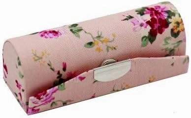 Fashion Flower Empty Lipstick Tubes Cases Mirrors Jewelry Lipstick Boxes Women Lip Gloss Containers Lip Blam Packaging 12pcs/lot (pink (12 pcs))