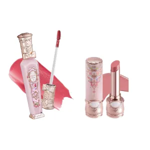 Flower Knows Butterfly Cloud Collar Glossy Lipstick C06 Cardamom   Violet Strawberry Rococo Glitter Lip Gloss G02 Rasberry Booze