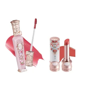 Flower Knows Butterfly Cloud Collar Glossy Lipstick C07 Sunset Clouds   Violet Strawberry Rococo Glitter Lip Gloss G02 Rasberry Booze