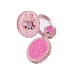Flower Knows Midsummer Fairytales Velvet Blush,Fushia Matte Finish,Buildable & Blendable Powder Blush for cheeks,Highly Pigmented,Natural Flush for All Skin Tones(02 Dreaming Butterfly,5g)