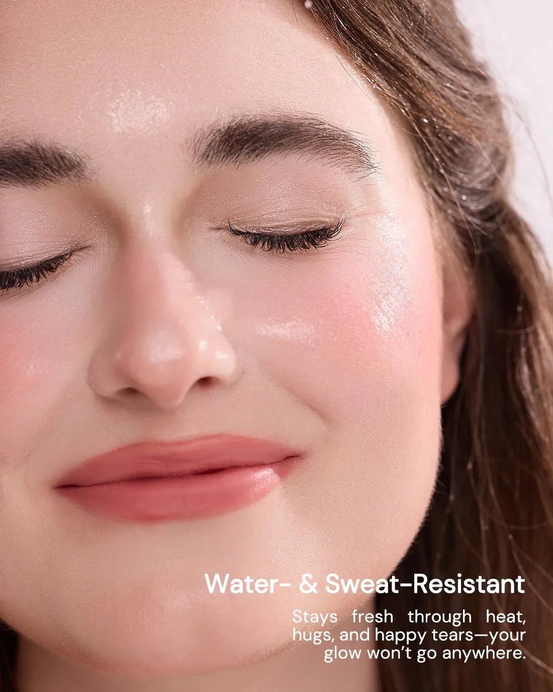 Flower Knows Strawberry Cupid All Day Glow Liquid Blush,Water- & Sweat-Resistant Blush for Cheeks,Blendable Dewy Finish with Hydrating Formula (01 Frosty Strawberry,0.25 Fl Oz)