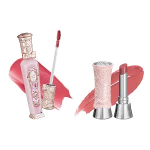 Flower Knows Swan Ballet Shine Solid Lip Gloss Stick B03 Sweet Heart Violet Strawberry Rococo Glitter Lip Gloss G02 Rasberry Booze