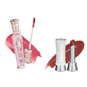 Flower Knows Violet Strawberry Rococo Glitter Lip Gloss G02 Rasberry Booze Swan Ballet Shine Solid Lip Gloss Stick B09 Midsummer Night