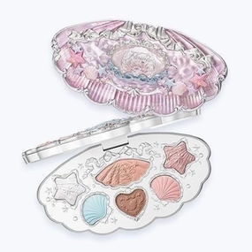Flower Knows Shell Pearl Six-Color Eyeshadow Matte and Fine Shimmer Everyday Versatile Smooth Fit (C02)