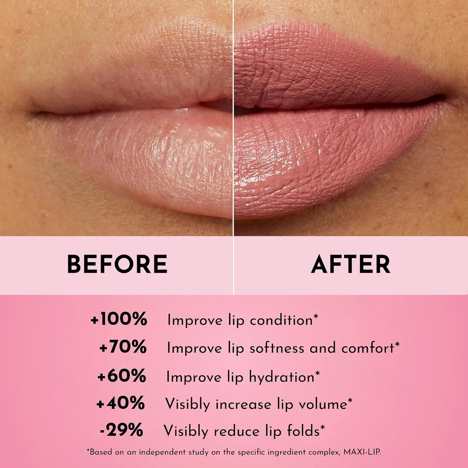 Forget the Filler Lip-Plumping Line-Smoothing Satin Cream Lipstick, Femme, Pink, 0.1 Ounce
