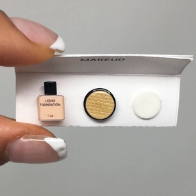 Foundation and Pressed Powder Set Dollhouse Makeup