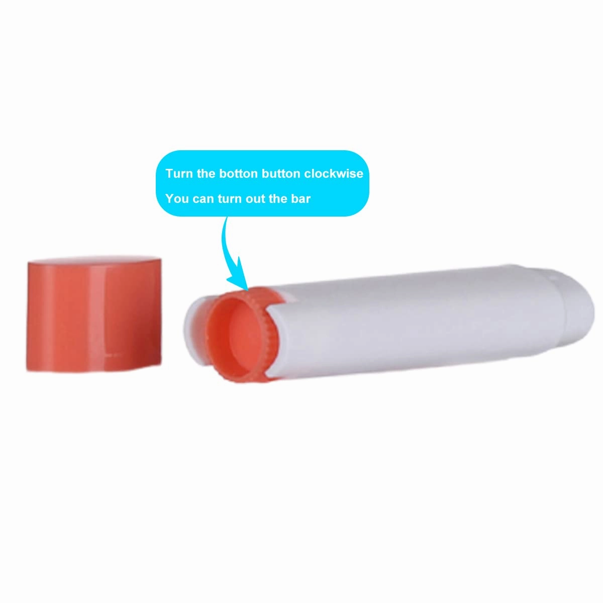 FZBNSRKO 5ml 50Pcs Empty Oval Deodorant Lip balm Tubes Containers Twist-up Refillable Containers for Lipstick,Chapstick,Homemade Lip balm,DIY Deodorants(Pink White)