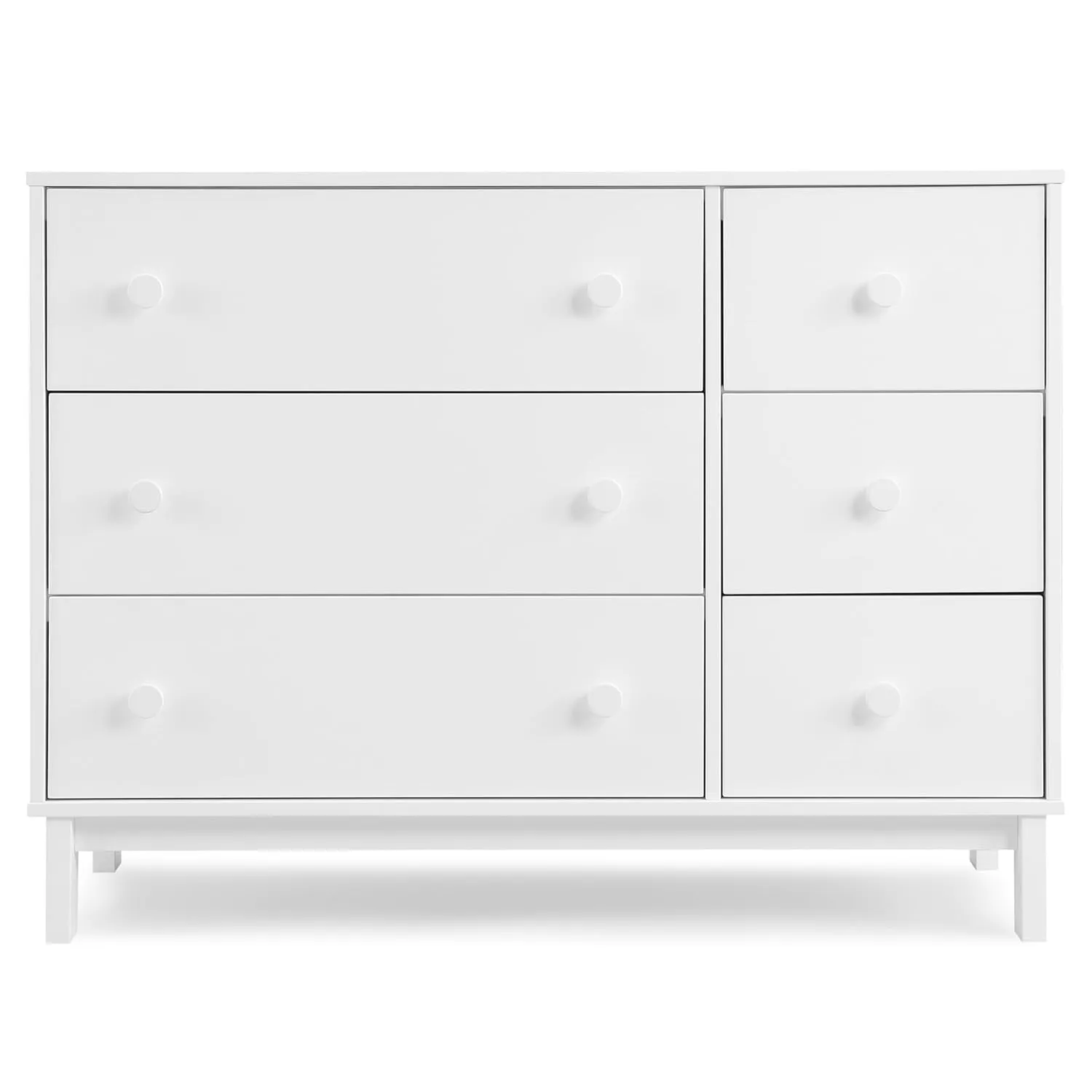 GAP babyGap Legacy 6 Drawer Dresser with Interlocking Drawers - Greenguard Gold Certified, Bianca White