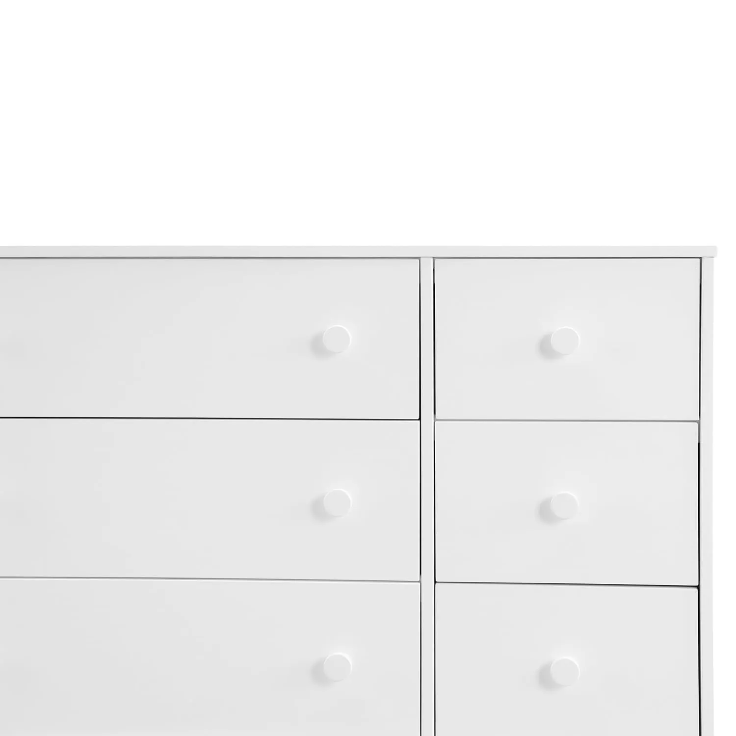 GAP babyGap Legacy 6 Drawer Dresser with Interlocking Drawers - Greenguard Gold Certified, Bianca White