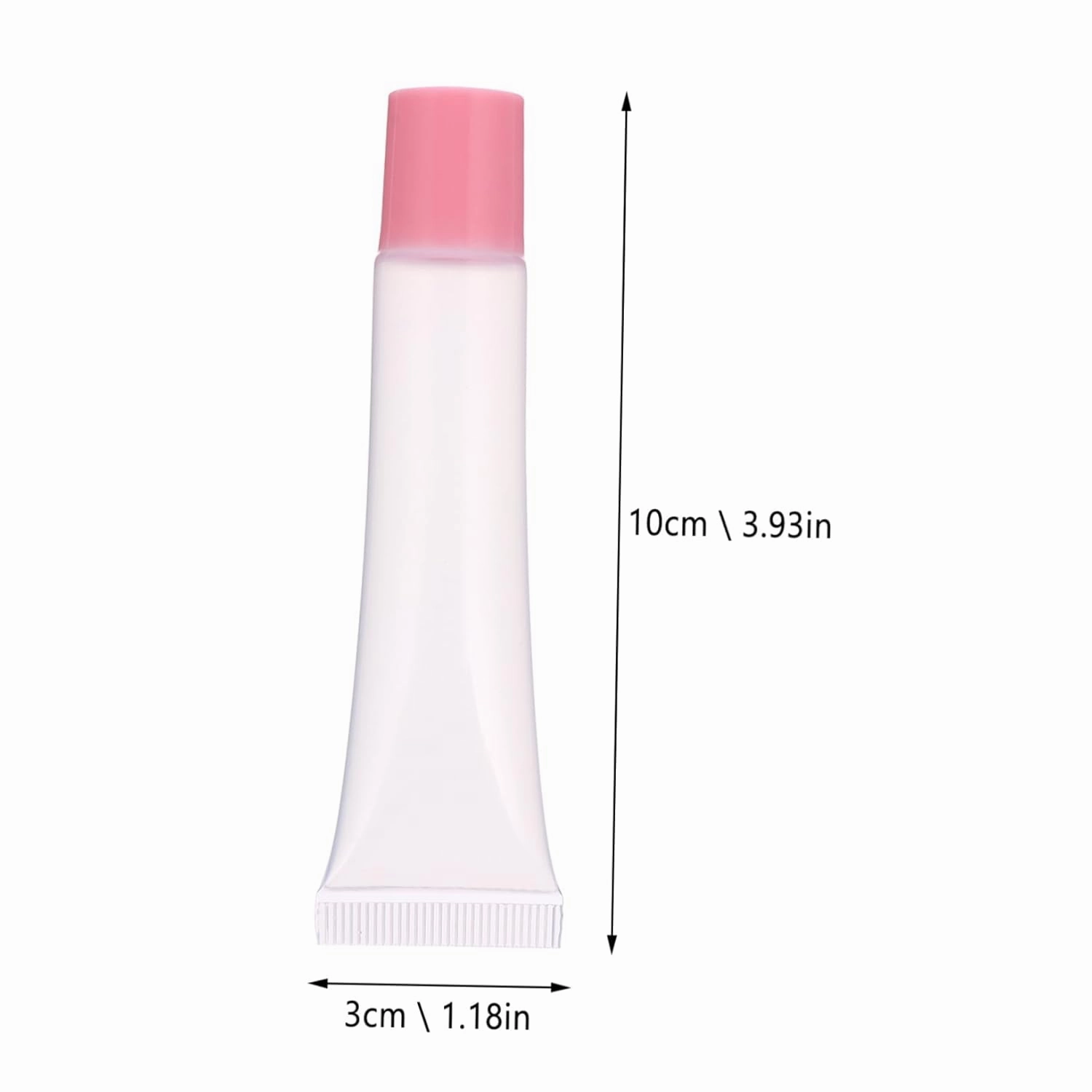 Gatuida 50pcs Lipstick Tube Daily Tubes Covers Thick Balm Cosmetic Lip Tube Gloss Tube Moisturizing Bulk Empty Makeup Container Refillable Jars Pink Plastic
