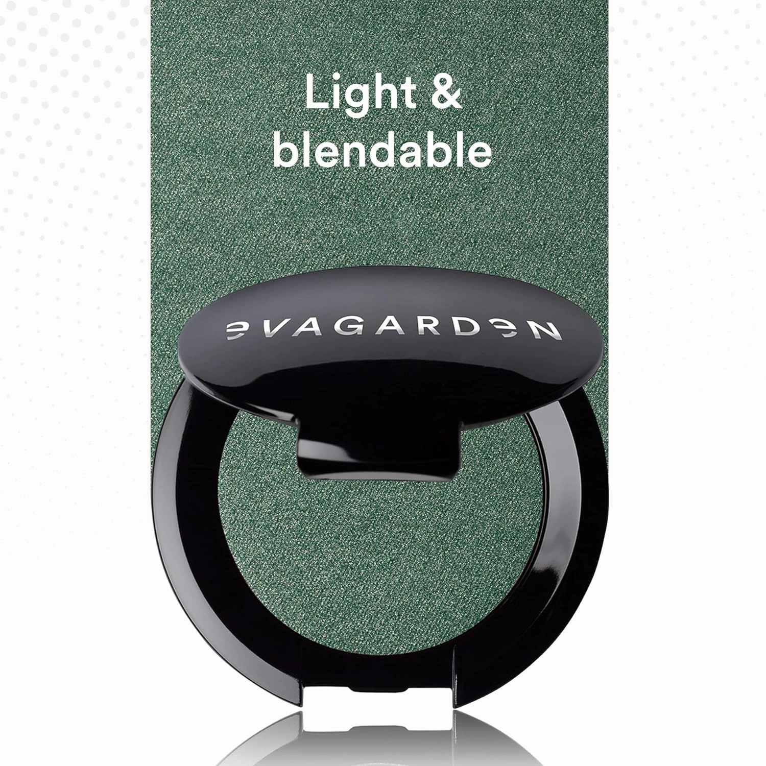 Glaring Eye Shadow - Metallic Effect with Exceptional Hold - Glittering Color with Velvety Finish - Light Formula with Pigments and Pearls Enhances Makeup - 260 Oil Green - 0.08 oz