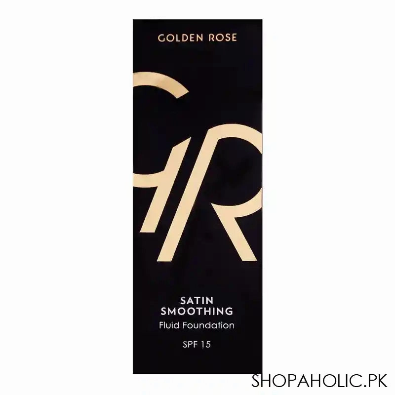 Golden Rose Satin Smoothing Fluid Foundation, 21, Paraben Free, SPF 15