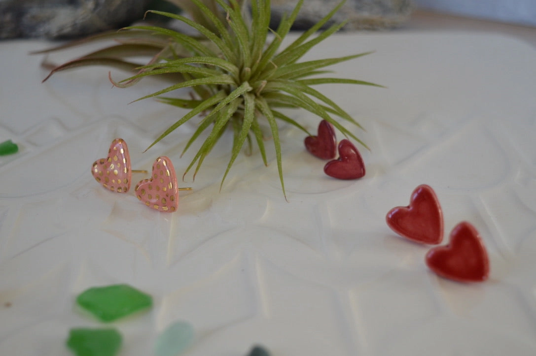 Heart Studs