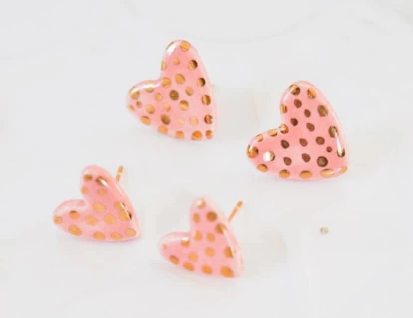 Heart Studs