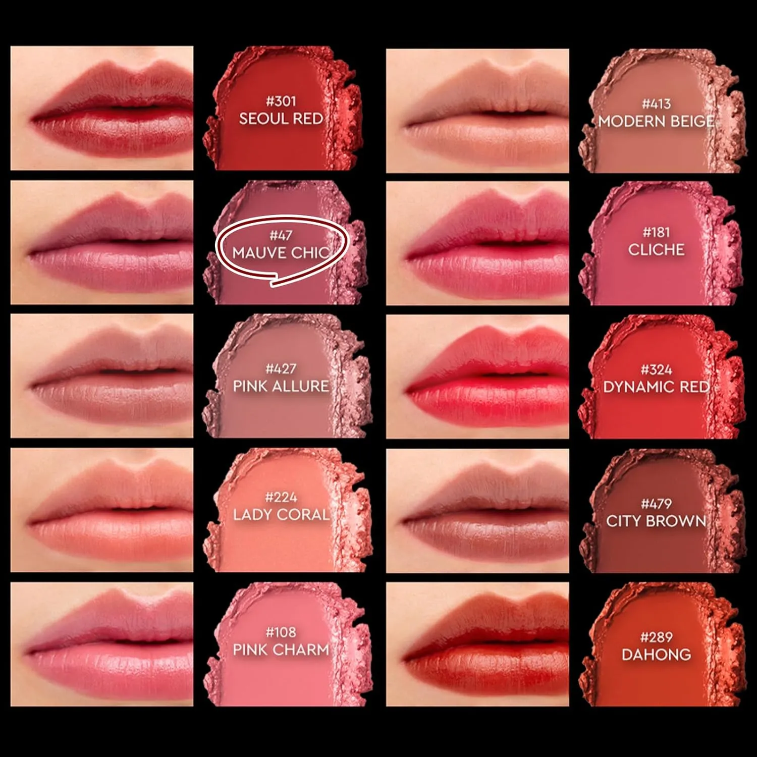 HERA Rouge Classy Lipstick #427 PINK ALLURE | Luxurious Long-Lasting Color, Featherlight Comfort, Luminous and Velvety Finish, Seoul-Inspired Shades, Korean Lip Makeup, 0.12 oz. (3.5g)