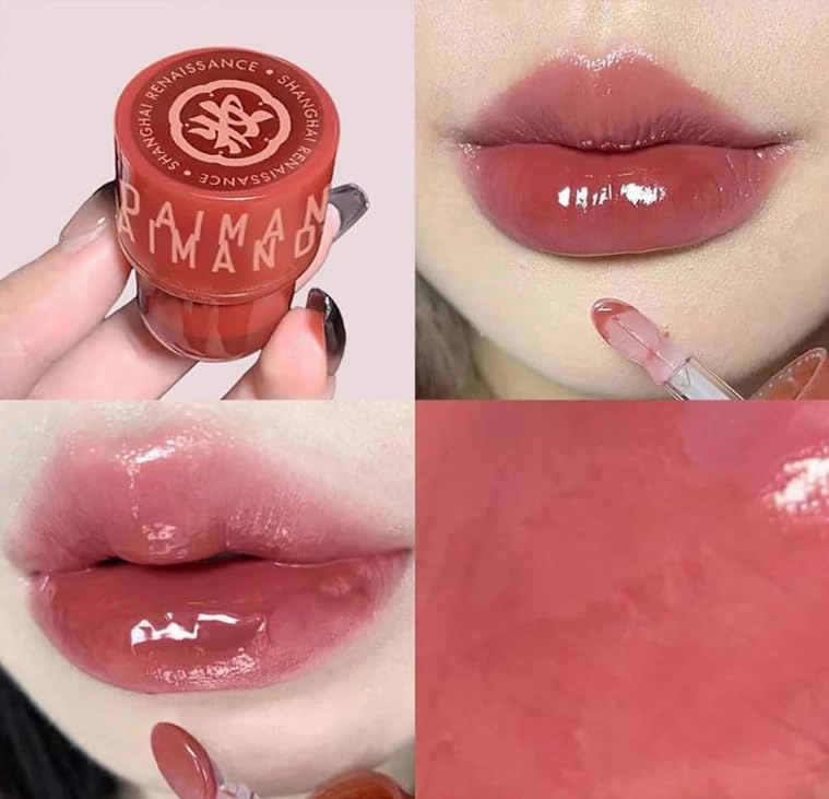 Hezhuang Lip Jelly, Hezhuang Shojo Lip Jell,Water Gloss Mirror Lip Gloss, Moisturizing Lip Oil Gloss Lip, Long Lasting Jelly Texture, Mirror Moisturizing High Shine Lip Stain (J03)