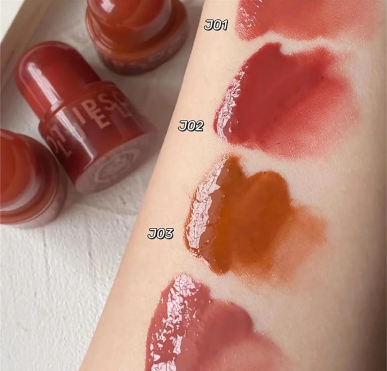 Hezhuang Lip Jelly, Hezhuang Shojo Lip Jell,Water Gloss Mirror Lip Gloss, Moisturizing Lip Oil Gloss Lip, Long Lasting Jelly Texture, Mirror Moisturizing High Shine Lip Stain (J03)