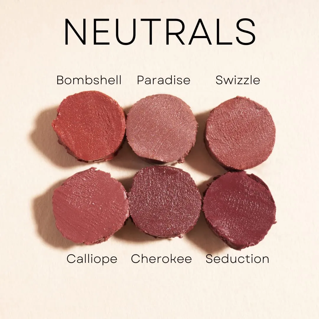 Honeybee Gardens Truly Natural Long Lasting Lipstick, Darla, Medium Rose with Pink Undertones, Naturally Hydrating & Nourishing, Vegan, Gluten-Free & Cruelty-Free, 0.13 oz / 3.8 g