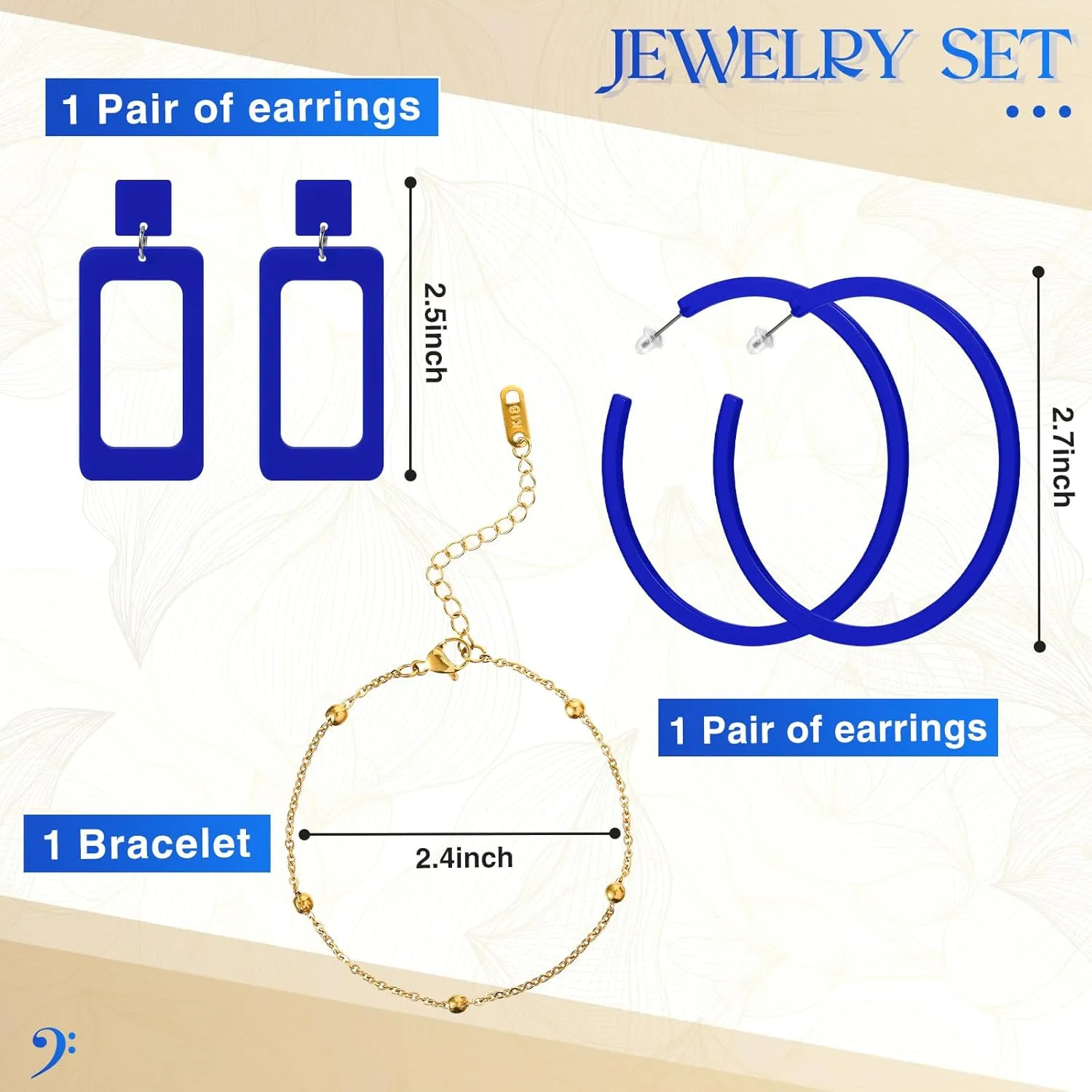 Jadive 4 Pcs Women Acrylic Hand Purse Clear Clutch Evening Bag Retro Earring Bracelet Jewelry Set Neon Vintage Wedding Gift