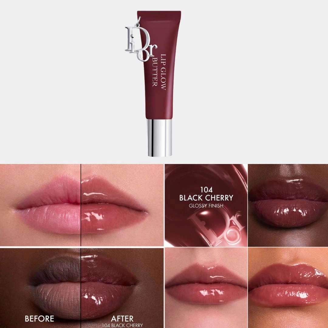JISOO X Dior Addict Lip Glow Butter 24-Hour Hydrating Shine Lip Treatment - Peptide   Ceramide