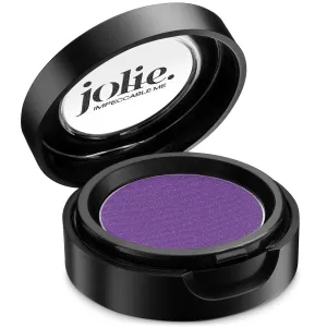 Jolie Cosmetics Powder Pressed Pearl Shimmer Eyeshadows - Cruelty Free, Vegan, Single Pan Eyeshadow 1.48g Vibrant Colors (Polarizing Purple)