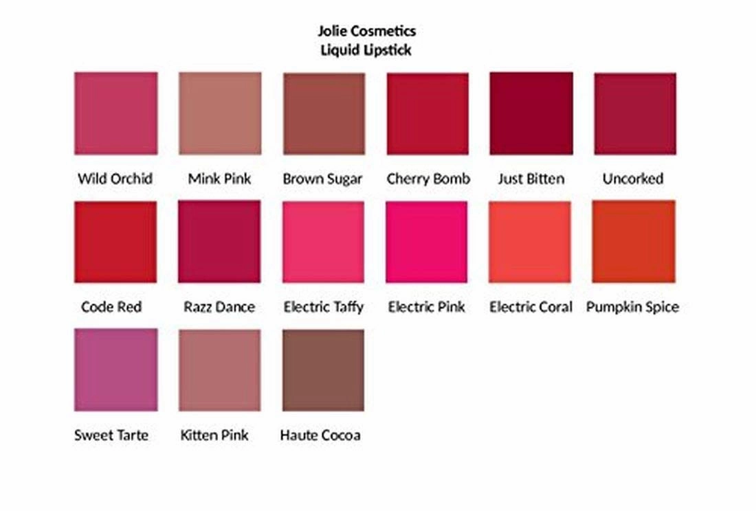 Jolie Liquid Lipstick - Luxurious, Creamy Lipstick W/Wand Applicator (Mink Pink)