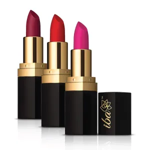 joy&shine. Party Ready Long Stay Matte Combo Pack of 3 – Multicolour (M06 Bold Red   M12 Pink Orchid   M09 Berry Punch) For Women