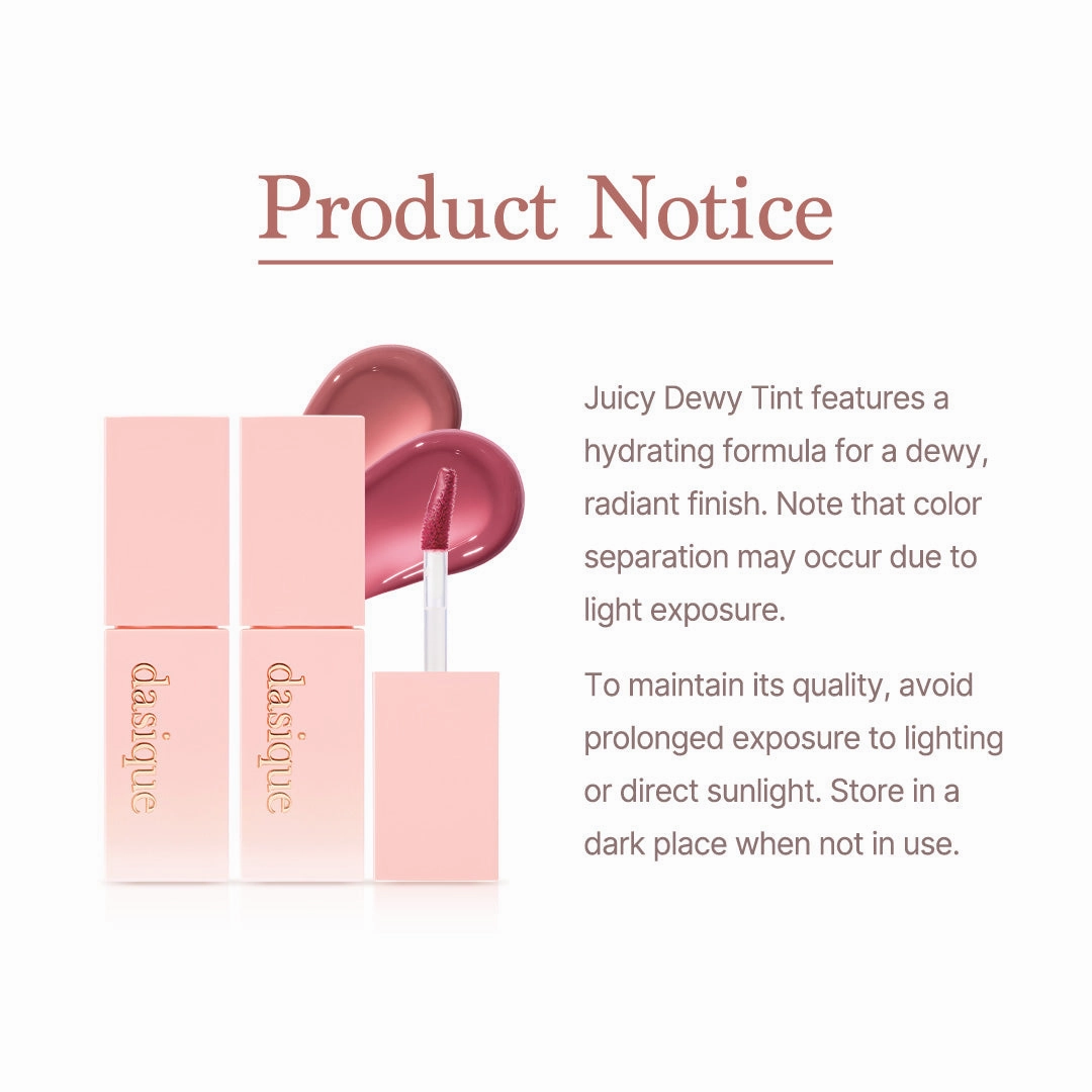 Juicy Dewy Lip Tint Rose Milk Tea Collection
