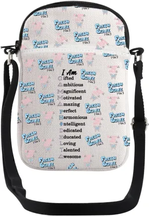 JYTAPP I AM Gifted Sorority Crossbody Bag Pink The Blue Sorority Purse Greek Sorority Gift