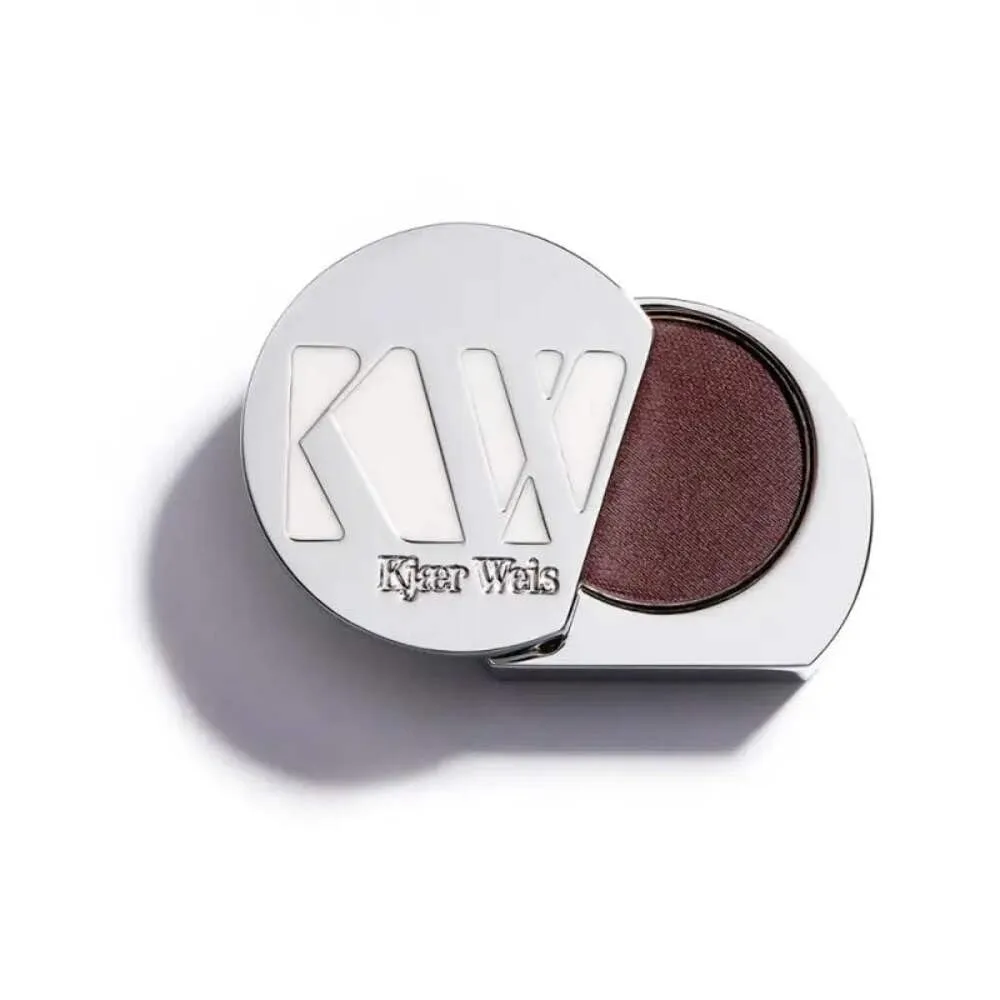 Kjaer Weis Powder Eye Shadow. Highly Pigmented Blue Eyeshadow with Organic Ingredients. Blendable Eye Shadow for Long Lasting Eye Makeup. Cruelty Free Clean Makeup