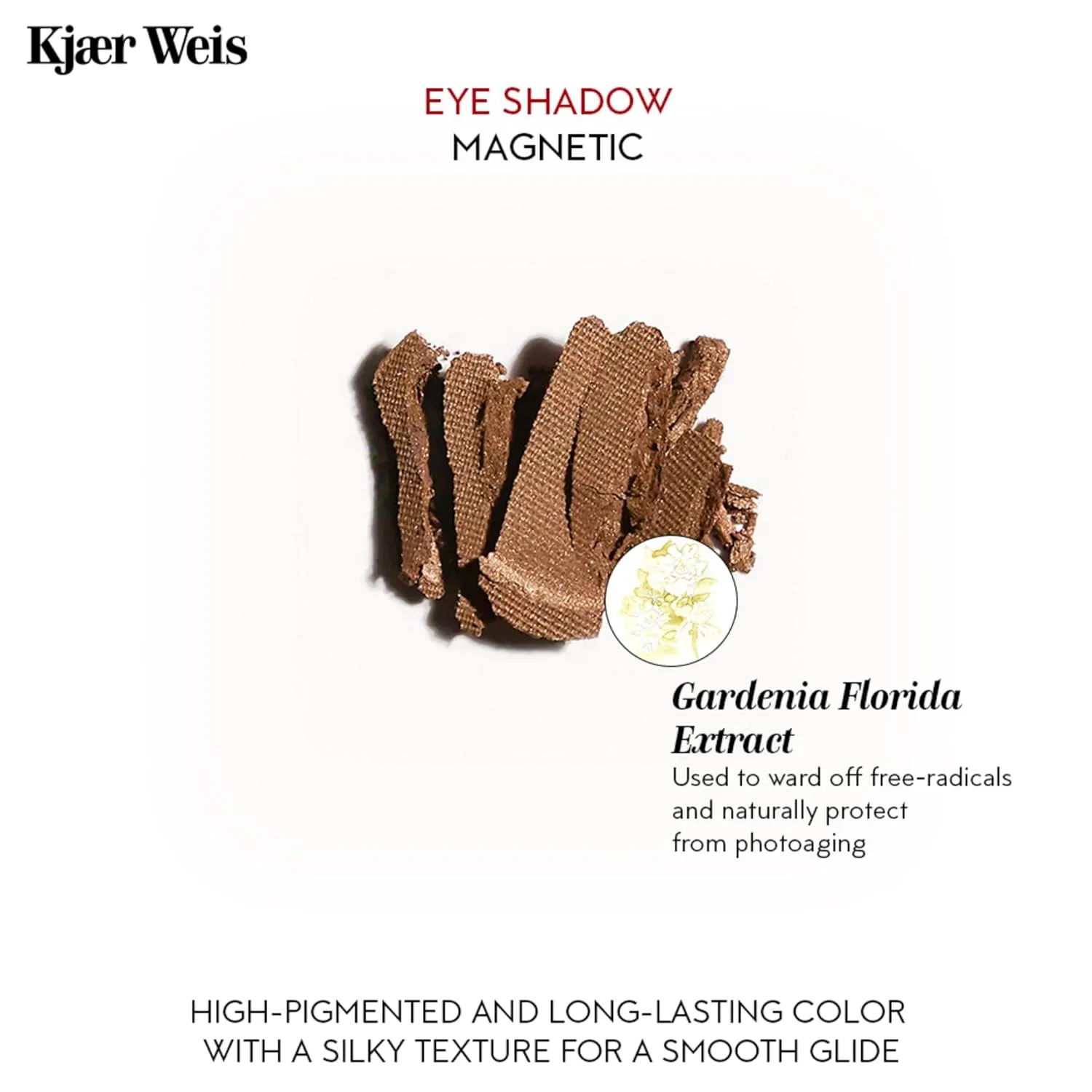 Kjaer Weis Powder Eye Shadow. Highly Pigmented Blue Eyeshadow with Organic Ingredients. Blendable Eye Shadow for Long Lasting Eye Makeup. Cruelty Free Clean Makeup