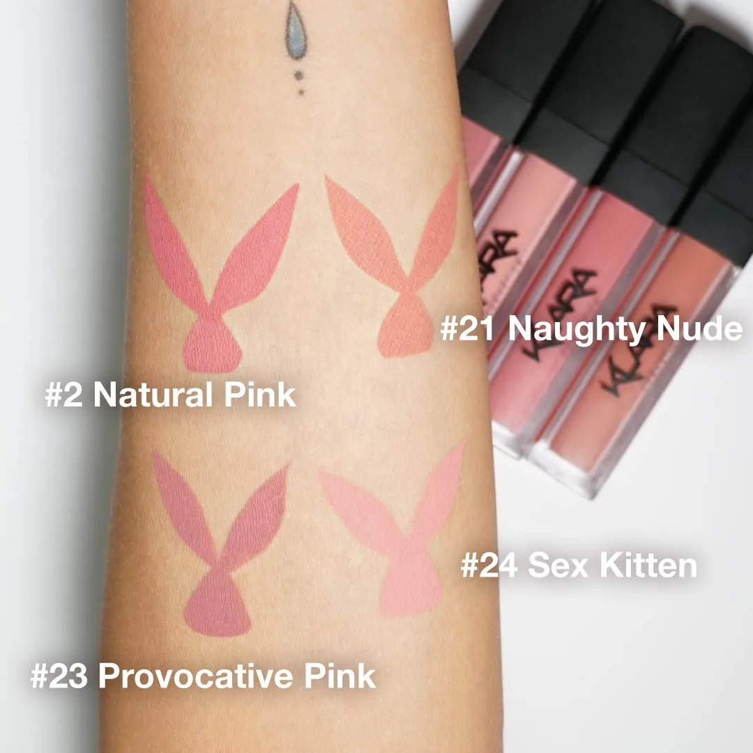 Klara Cosmetics Kiss Proof Liquid Matte Lipstick - Long Lasting, Nude - 0.3 oz
