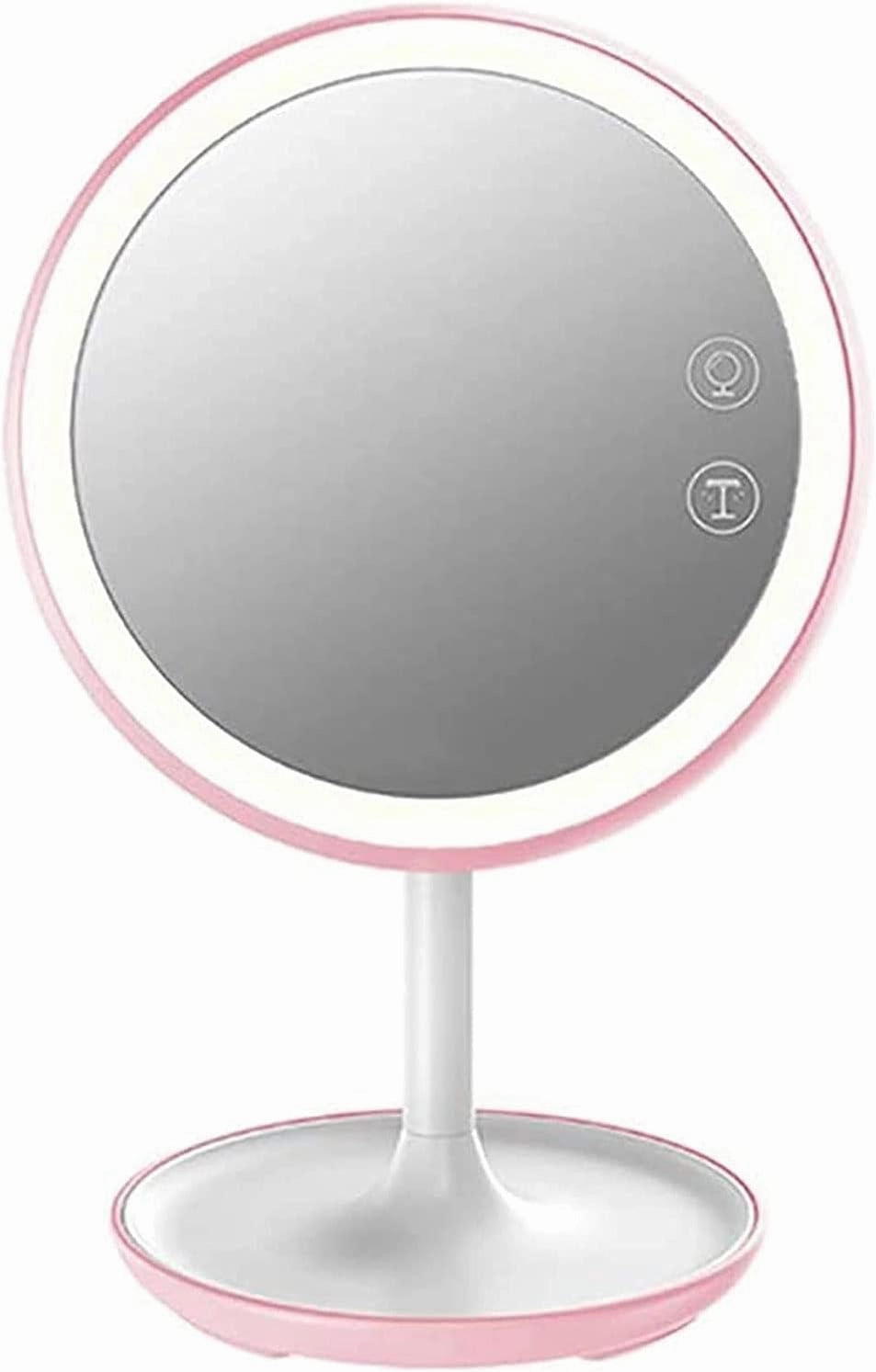 KouRy Smart and Portable Light-Filling Makeup Mirror with Touch LED Sensor - Easy to Carry and Perfect for On-The-Go Glam