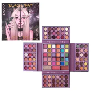 LAKSMI Highly Pigmented Eye Makeup Palette, Matte Shimmer Metallic 105-Color Eyeshadow Palette, Long Lasting BlendableEye Shadows Cosmetics Gift Kit, Suitable for Various Occasions (Purple)