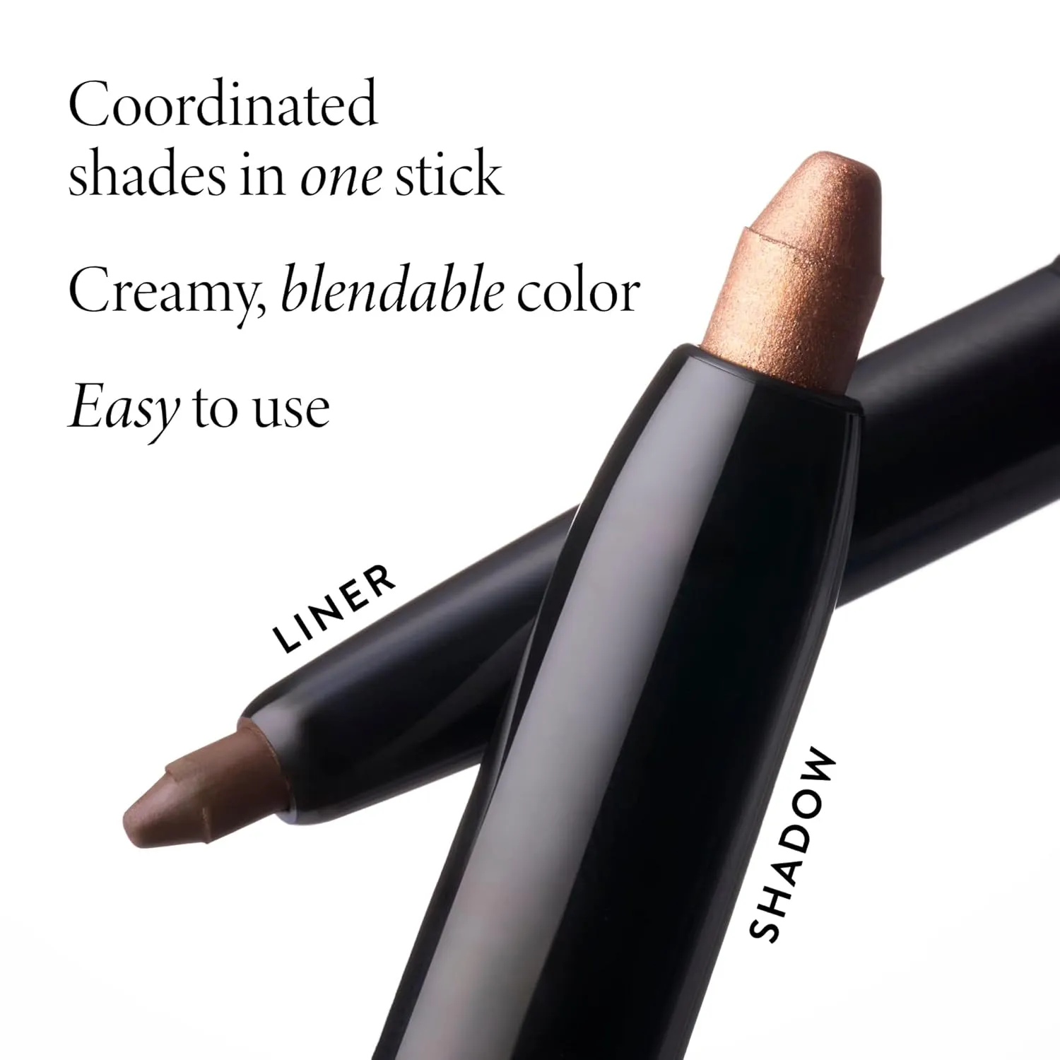 LAURA GELLER NEW YORK Swipe-n-Line Dual-Ended Eyeshadow   Eyeliner - Earthy (Taupe-Green/Warm Green) - Cream Eyeshadow & Smooth Glide Eyeliner - Waterproof & Crease-free Color