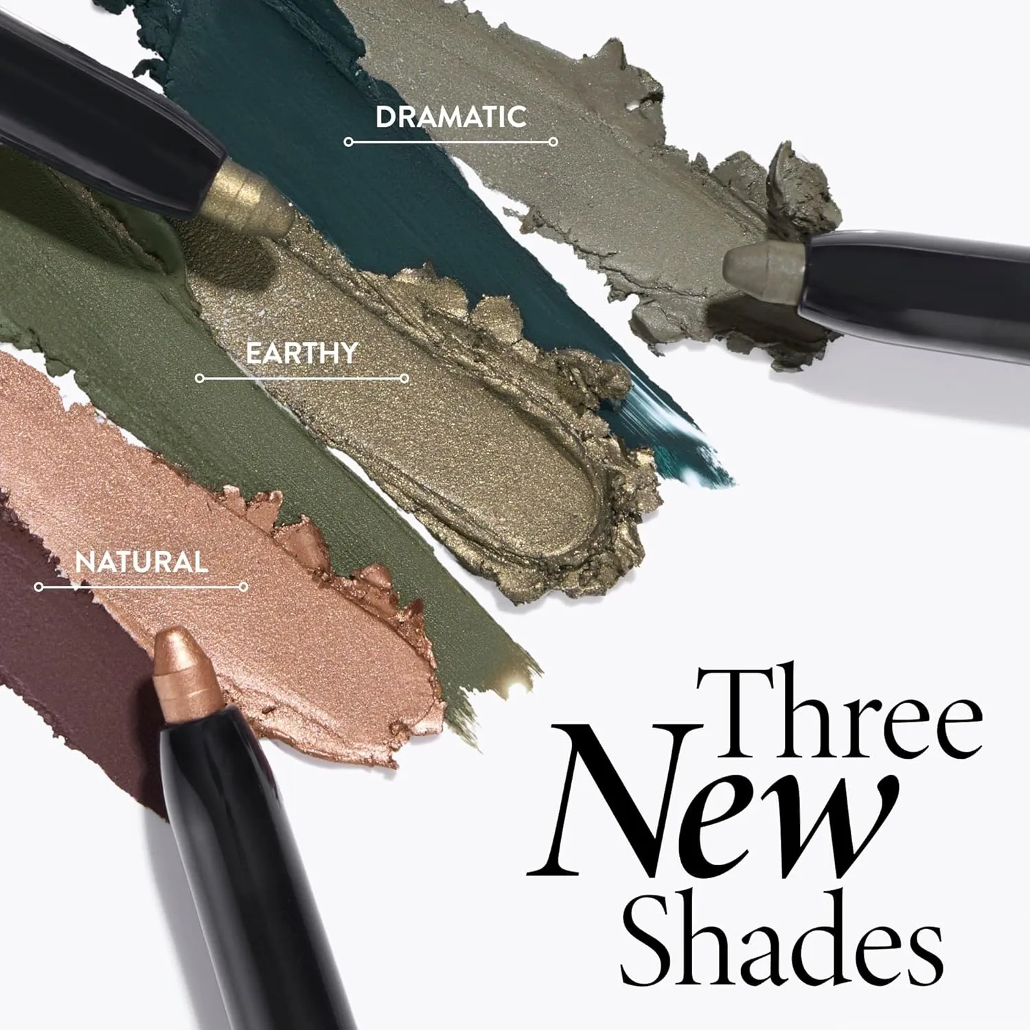 LAURA GELLER NEW YORK Swipe-n-Line Dual-Ended Eyeshadow   Eyeliner - Earthy (Taupe-Green/Warm Green) - Cream Eyeshadow & Smooth Glide Eyeliner - Waterproof & Crease-free Color