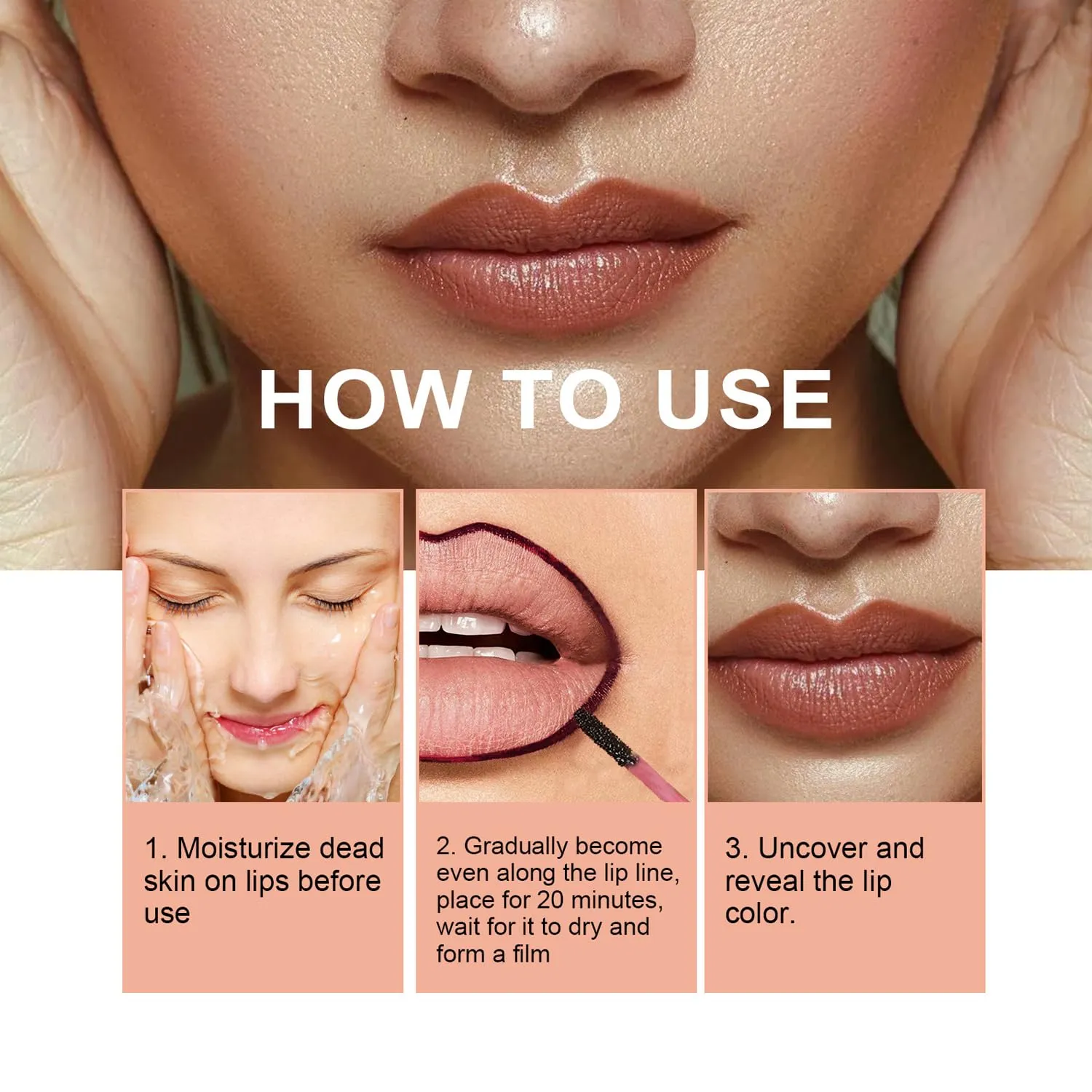 Lip Liner, Waterproof Lipstick, Wine Red, Long-Lasting Lip Gloss, Moisturized Lips, Clean and Beautiful (Wine Red, 1)