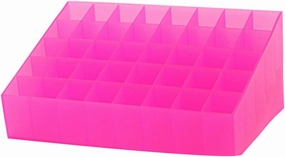 Lip Gloss Holder 40 Box Acrylic Storage Box Drawer Organizer for Makeup Plastic Organizer Box Lipstick Organizer Case Cosmetic Display Cases Lipstick Storage Case Shelf Pink