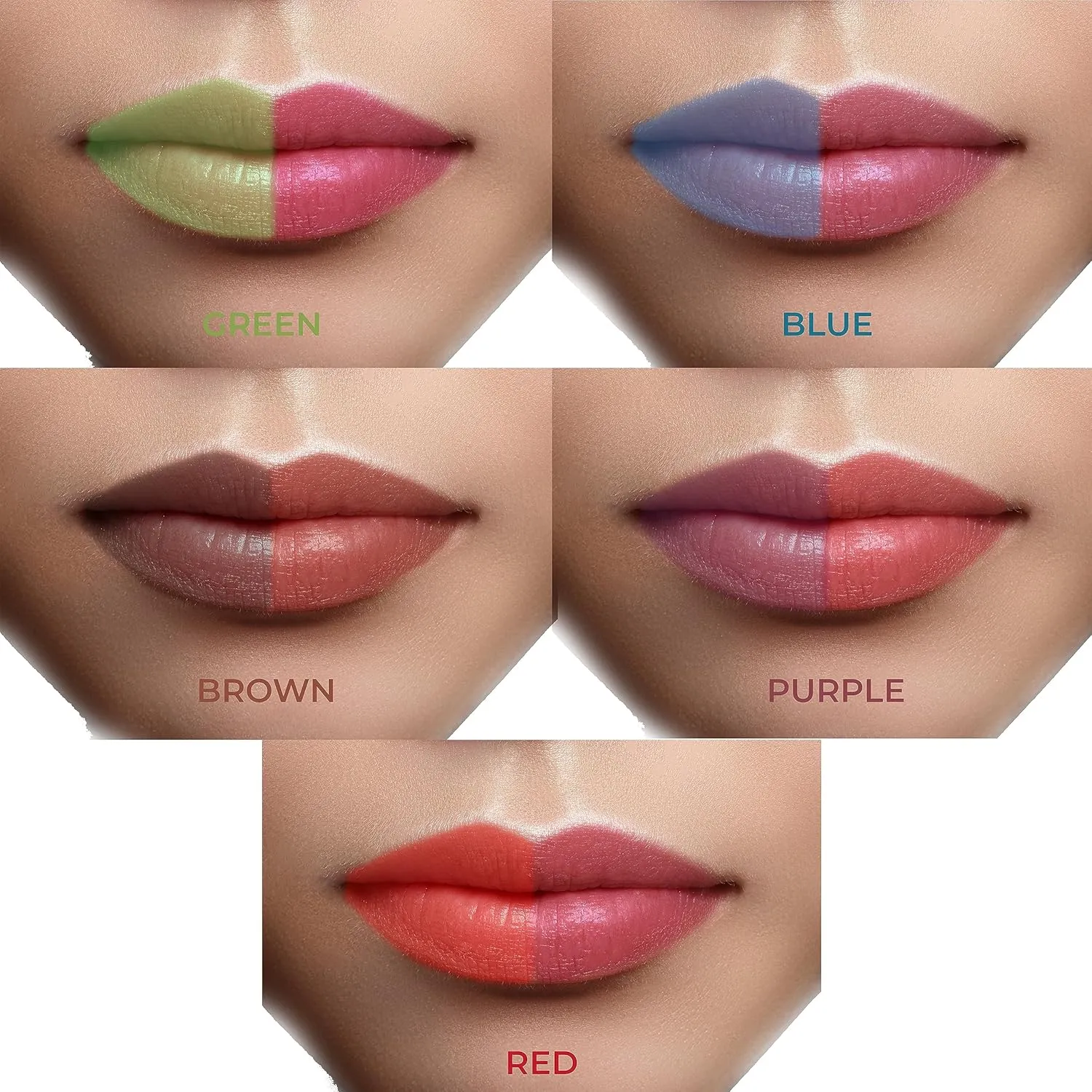 Lipstick pH Color Changing Long Lasting (Pink (Pack of 5))