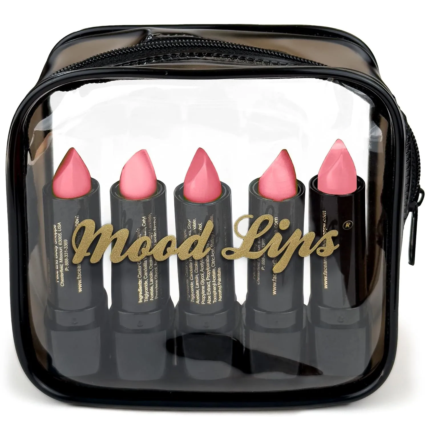 Lipstick pH Color Changing Long Lasting (Pink (Pack of 5))