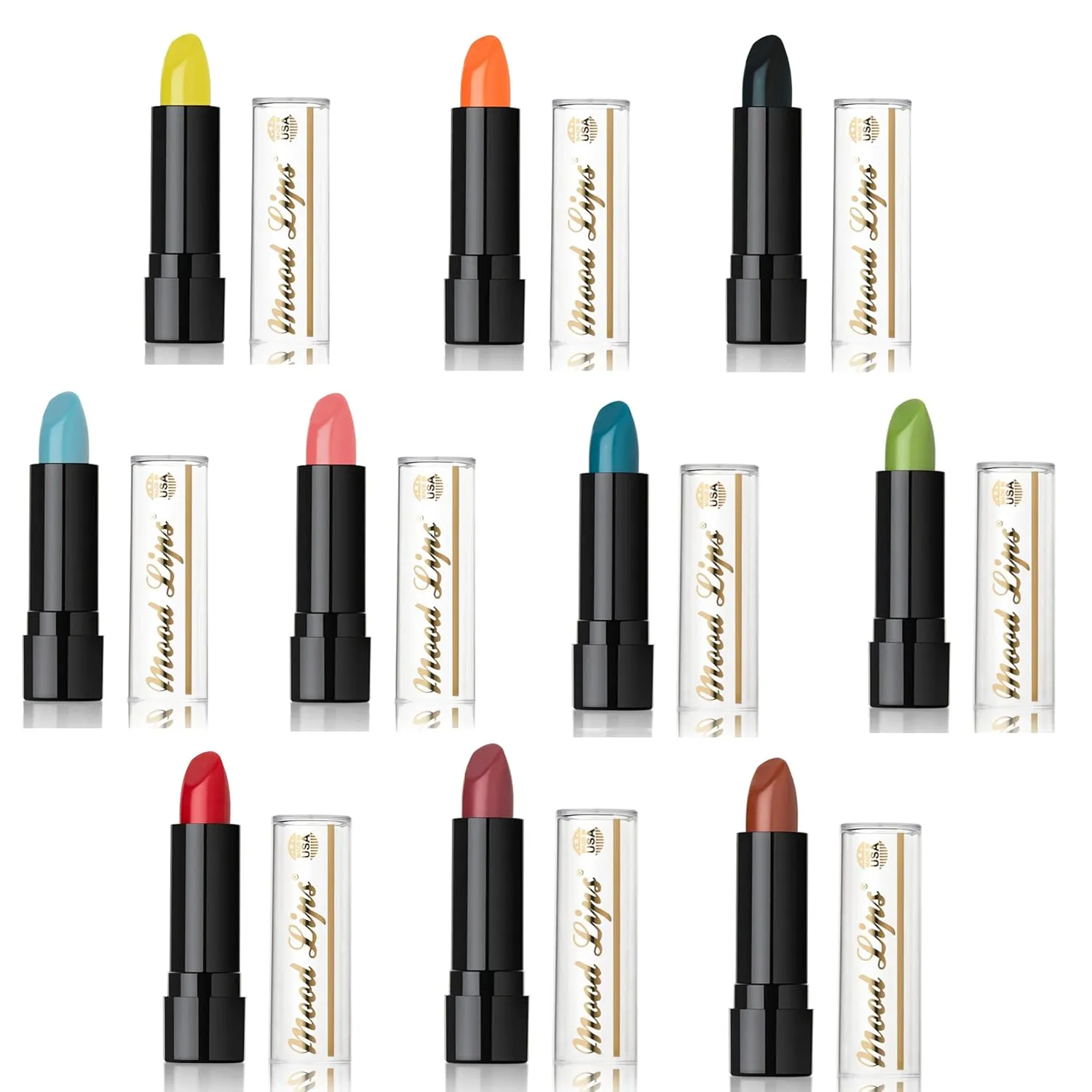 Lipstick pH Color Changing Long Lasting (Pink (Pack of 5))